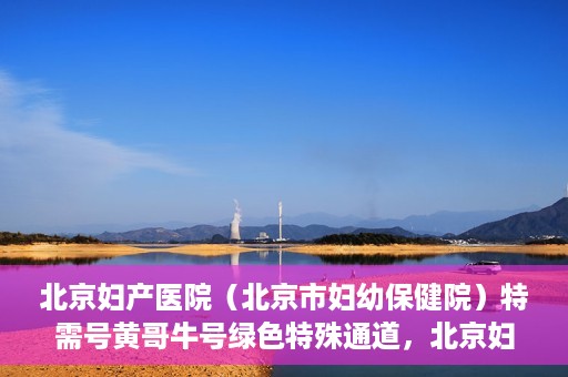 北京妇产医院（北京市妇幼保健院）特需号黄哥牛号绿色特殊通道，北京妇产医院特需号黄哥牛号绿色就医通道揭秘