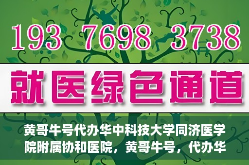 黄哥牛号代办华中科技大学同济医学院附属协和医院，黄哥牛号，代办华中科技大学同济医学院附属协和医院业务办理全攻略