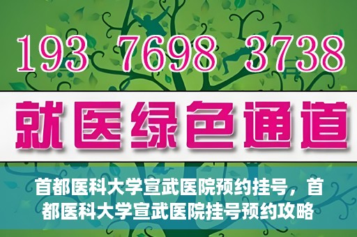 首都医科大学宣武医院预约挂号，首都医科大学宣武医院挂号预约攻略