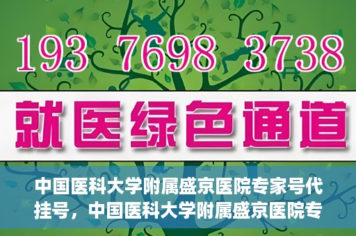 中国医科大学附属盛京医院专家号代挂号，中国医科大学附属盛京医院专家号代挂号服务详解