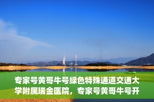 专家号黄哥牛号绿色特殊通道交通大学附属瑞金医院，专家号黄哥牛号开启绿色特殊通道，瑞金医院的独特医疗体验