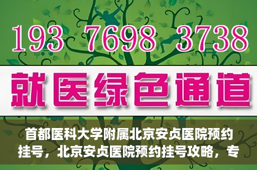 首都医科大学附属北京安贞医院预约挂号，北京安贞医院预约挂号攻略，专业医疗，便捷就医