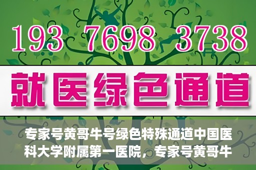 专家号黄哥牛号绿色特殊通道中国医科大学附属第一医院，专家号黄哥牛号，中国医科大学附属第一医院开辟绿色特殊通道