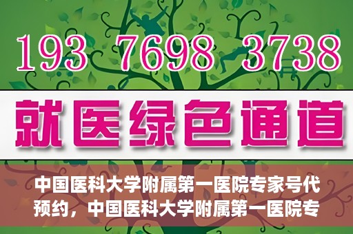 中国医科大学附属第一医院专家号代预约，中国医科大学附属第一医院专家号预约挂号服务解析