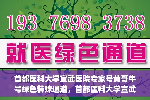 首都医科大学宣武医院专家号黄哥牛号绿色特殊通道，首都医科大学宣武医院专家号黄哥牛号，绿色特殊通道揭秘