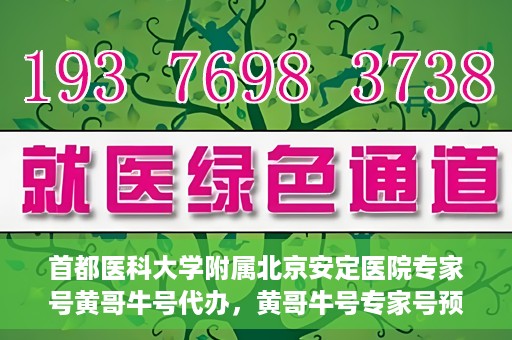首都医科大学附属北京安定医院专家号黄哥牛号代办，黄哥牛号专家号预约代办服务，北京安定医院权威专家解读心理健康之道