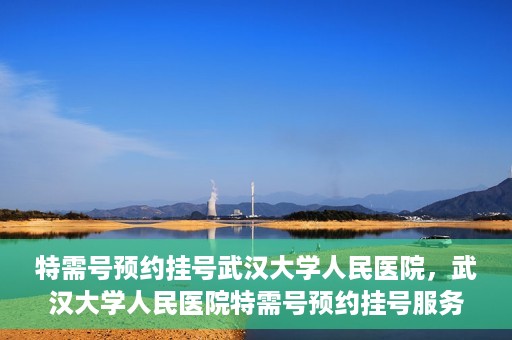 特需号预约挂号武汉大学人民医院，武汉大学人民医院特需号预约挂号服务详解