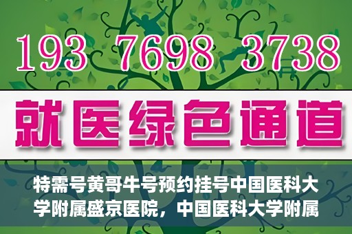 特需号黄哥牛号预约挂号中国医科大学附属盛京医院，中国医科大学附属盛京医院特需号黄哥牛号预约挂号指南
