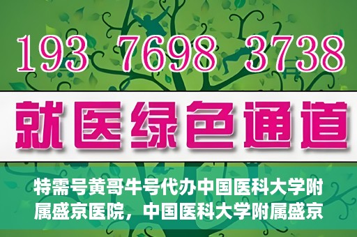 特需号黄哥牛号代办中国医科大学附属盛京医院，中国医科大学附属盛京医院特需号黄哥牛号代办服务详解