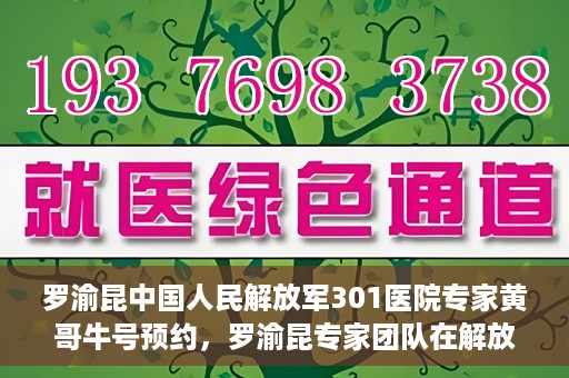 罗渝昆中国人民解放军301医院专家黄哥牛号预约，罗渝昆专家团队在解放军301医院，黄哥牛号预约指南及健康守护专家解读