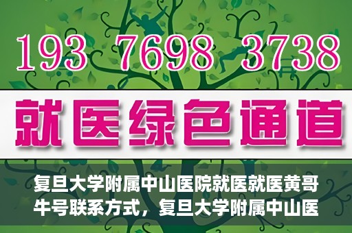 复旦大学附属中山医院就医就医黄哥牛号联系方式，复旦大学附属中山医院就医指南，黄哥牛号联系方式揭秘