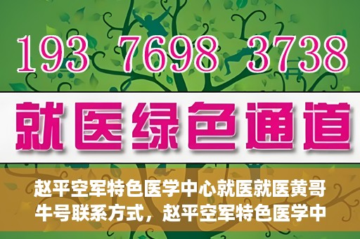 赵平空军特色医学中心就医就医黄哥牛号联系方式，赵平空军特色医学中心就医攻略，黄哥牛号联系方式揭秘