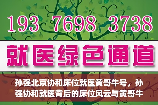 孙强北京协和床位就医黄哥牛号，孙强协和就医背后的床位风云与黄哥牛号传奇