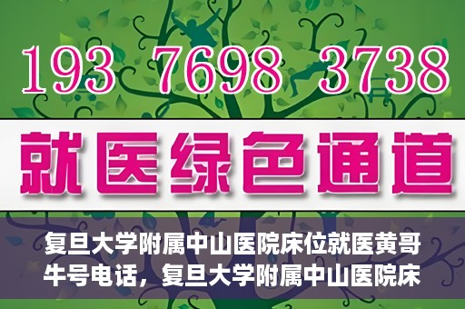 复旦大学附属中山医院床位就医黄哥牛号电话，复旦大学附属中山医院床位预约就医攻略，黄哥牛号电话全解析