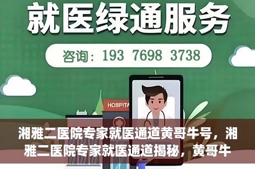 湘雅二医院专家就医通道黄哥牛号，湘雅二医院专家就医通道揭秘，黄哥牛号引领就医新风尚