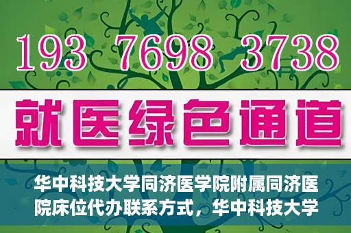 华中科技大学同济医学院附属同济医院床位代办联系方式，华中科技大学同济医院床位代办服务联系方式揭秘