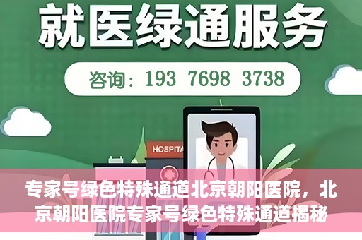 专家号绿色特殊通道北京朝阳医院，北京朝阳医院专家号绿色特殊通道揭秘，医疗服务的创新与优化体验