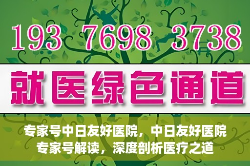 专家号中日友好医院，中日友好医院专家号解读，深度剖析医疗之道