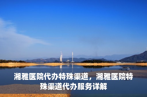 湘雅医院代办特殊渠道，湘雅医院特殊渠道代办服务详解