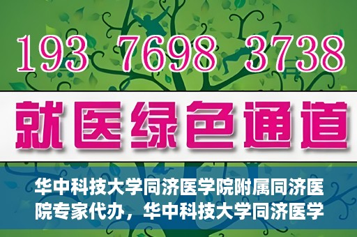 华中科技大学同济医学院附属同济医院专家代办，华中科技大学同济医学院同济医院专家代办服务解析
