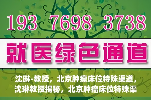 沈琳-教授，北京肿瘤床位特殊渠道，沈琳教授揭秘，北京肿瘤床位特殊渠道解析