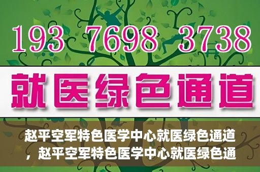 赵平空军特色医学中心就医绿色通道，赵平空军特色医学中心就医绿色通道简介