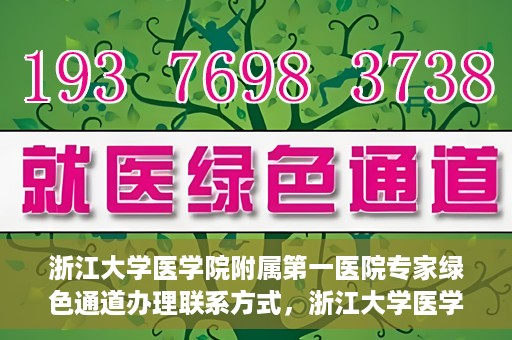 浙江大学医学院附属第一医院专家绿色通道办理联系方式，浙江大学医学院附属第一医院专家绿色通道办理指南，快速联系专家团队的方法与联系方式揭秘