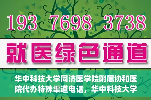 华中科技大学同济医学院附属协和医院代办特殊渠道电话，华中科技大学同济医学院附属协和医院特殊渠道电话代办服务详解