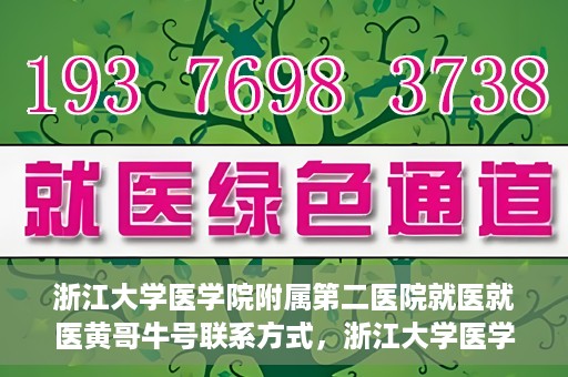 浙江大学医学院附属第二医院就医就医黄哥牛号联系方式，浙江大学医学院附属第二医院就医指南，黄哥牛号联系方式揭秘