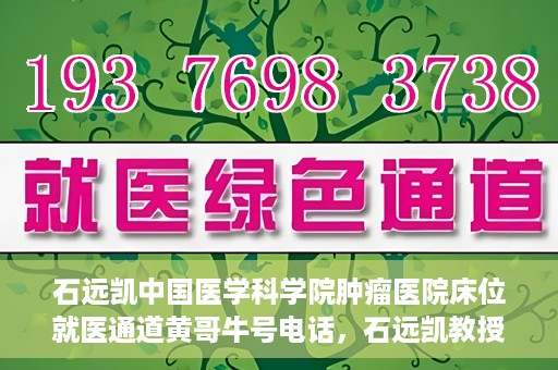 石远凯中国医学科学院肿瘤医院床位就医通道黄哥牛号电话，石远凯教授团队就医通道及黄哥牛号电话介绍，中国医学科学院肿瘤医院床位预约攻略