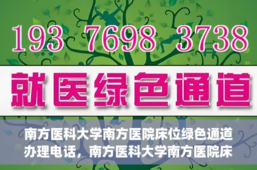 南方医科大学南方医院床位绿色通道办理电话，南方医科大学南方医院床位预约绿色通道联系电话揭秘