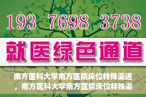 南方医科大学南方医院床位特殊渠道，南方医科大学南方医院床位特殊渠道揭秘