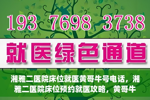 湘雅二医院床位就医黄哥牛号电话，湘雅二医院床位预约就医攻略，黄哥牛号电话全解析