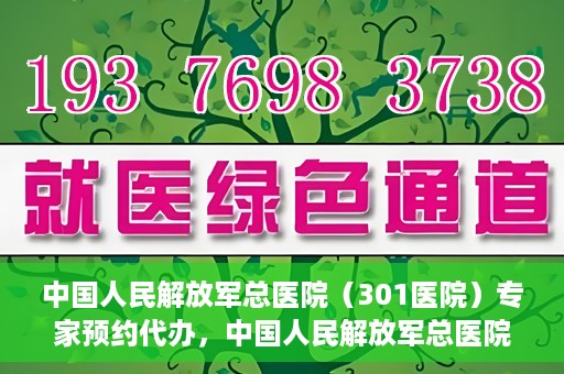 中国人民解放军总医院（301医院）专家预约代办，中国人民解放军总医院（301医院）专家预约代办服务详解