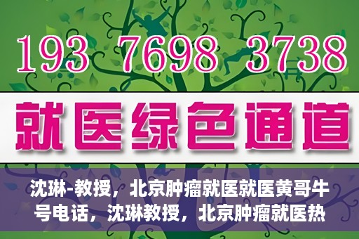 沈琳-教授，北京肿瘤就医就医黄哥牛号电话，沈琳教授，北京肿瘤就医热线黄哥牛号揭秘
