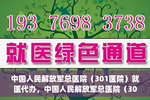 中国人民解放军总医院（301医院）就医代办，中国人民解放军总医院（301医院）就医代办服务详解
