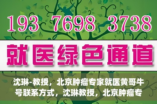 沈琳-教授，北京肿瘤专家就医黄哥牛号联系方式，沈琳教授，北京肿瘤专家就医联系方式及黄哥牛号揭秘