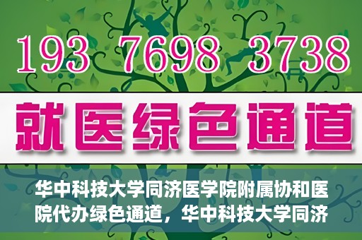 华中科技大学同济医学院附属协和医院代办绿色通道，华中科技大学同济医学院附属协和医院绿色通道代办服务解析
