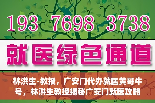 林洪生-教授，广安门代办就医黄哥牛号，林洪生教授揭秘广安门就医攻略，黄哥牛号助您便捷挂号就医