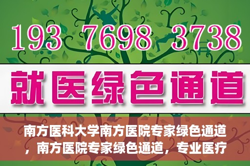 南方医科大学南方医院专家绿色通道，南方医院专家绿色通道，专业医疗服务的快捷通道