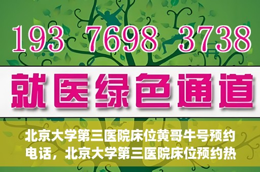 北京大学第三医院床位黄哥牛号预约电话，北京大学第三医院床位预约热线及黄哥牛号预约电话揭秘