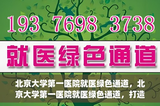 北京大学第一医院就医绿色通道，北京大学第一医院就医绿色通道，打造便捷医疗体验新篇章