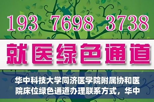 华中科技大学同济医学院附属协和医院床位绿色通道办理联系方式，华中科技大学同济医学院附属协和医院床位绿色通道咨询及联系方式详解