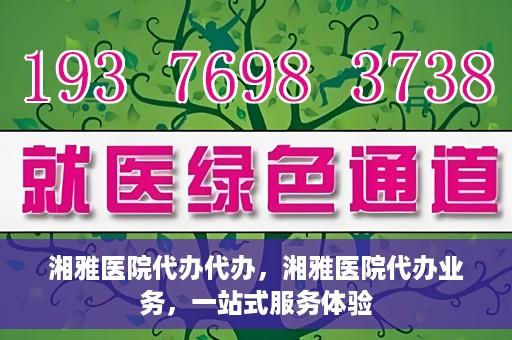 湘雅医院代办代办，湘雅医院代办业务，一站式服务体验