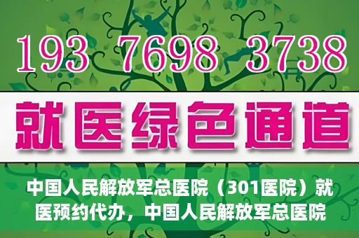 中国人民解放军总医院（301医院）就医预约代办，中国人民解放军总医院（301医院）就医预约代办服务详解