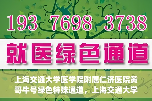 上海交通大学医学院附属仁济医院黄哥牛号绿色特殊通道，上海交通大学医学院附属仁济医院绿色特殊通道，黄哥牛号启动