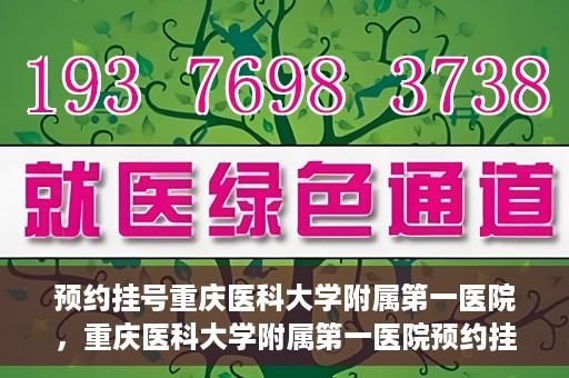 预约挂号重庆医科大学附属第一医院，重庆医科大学附属第一医院预约挂号服务启动