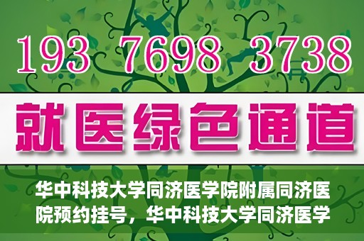 华中科技大学同济医学院附属同济医院预约挂号，华中科技大学同济医学院附属同济医院预约挂号指南