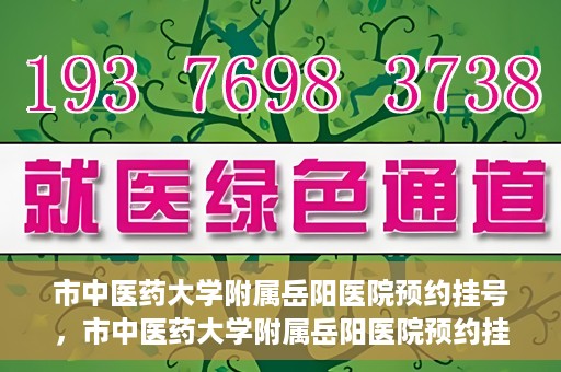 市中医药大学附属岳阳医院预约挂号，市中医药大学附属岳阳医院预约挂号攻略，便捷就医从这里开始