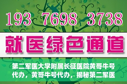 第二军医大学附属长征医院黄哥牛号代办，黄哥牛号代办，揭秘第二军医大学附属长征医院的医疗服务新篇章